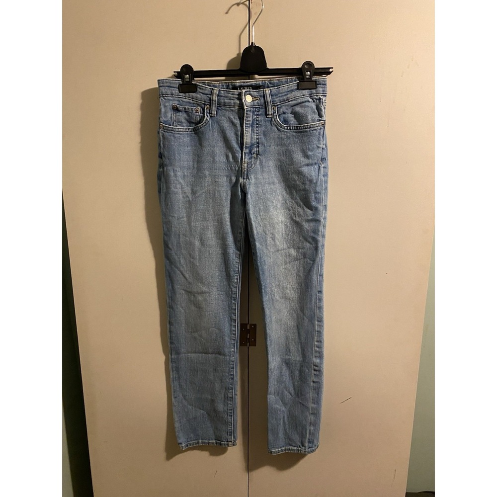 Lauren Ralph Lauren Women's Size 6 Straight Leg Blue Jeans Medium Wash